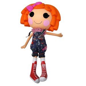 MGA Lalaloopsy SUNNY SIDE UP Birthday Doll Retired Doll ORANGE Hair Bib Overalls
